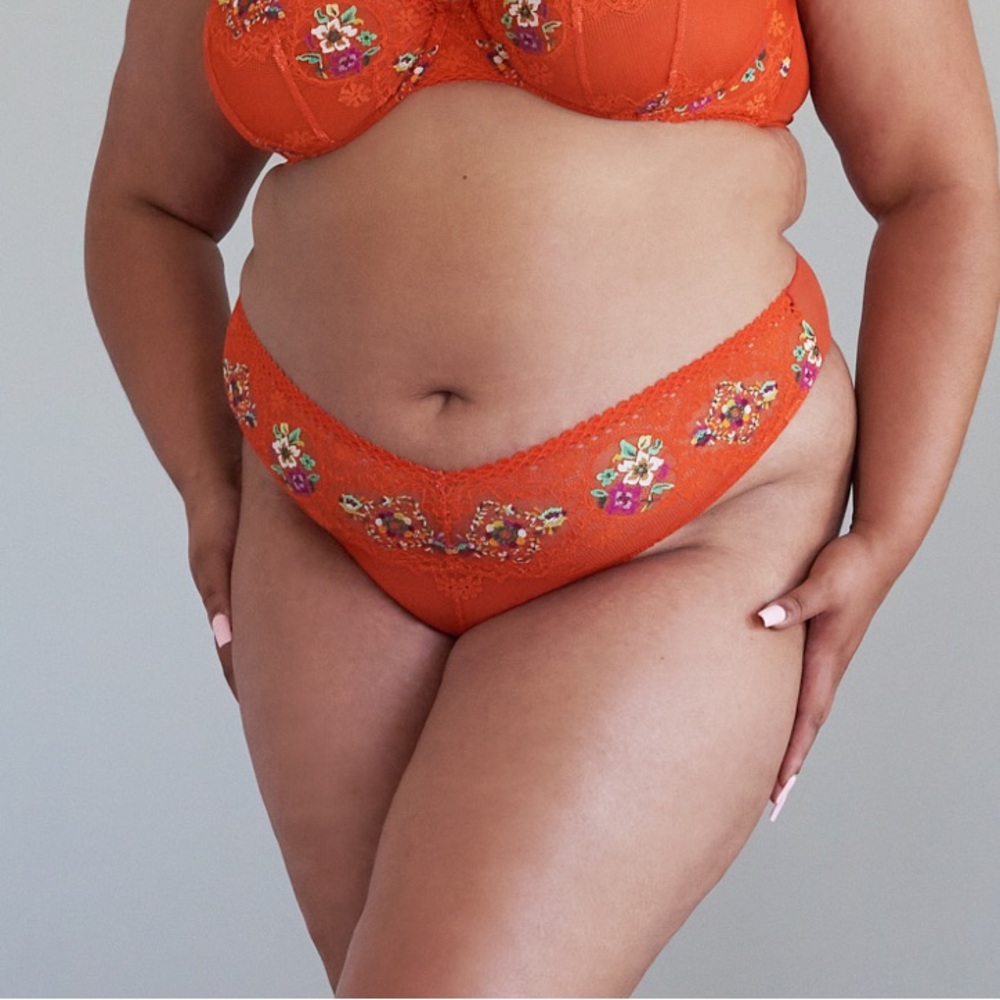 3/$25 Undies! Savage X Fenty | Dolled Up Lace Brazilian Panty | 4X